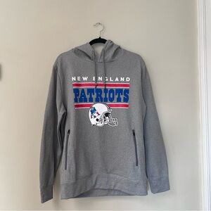New England Patriots Retro Logo Grey Sweatshirt